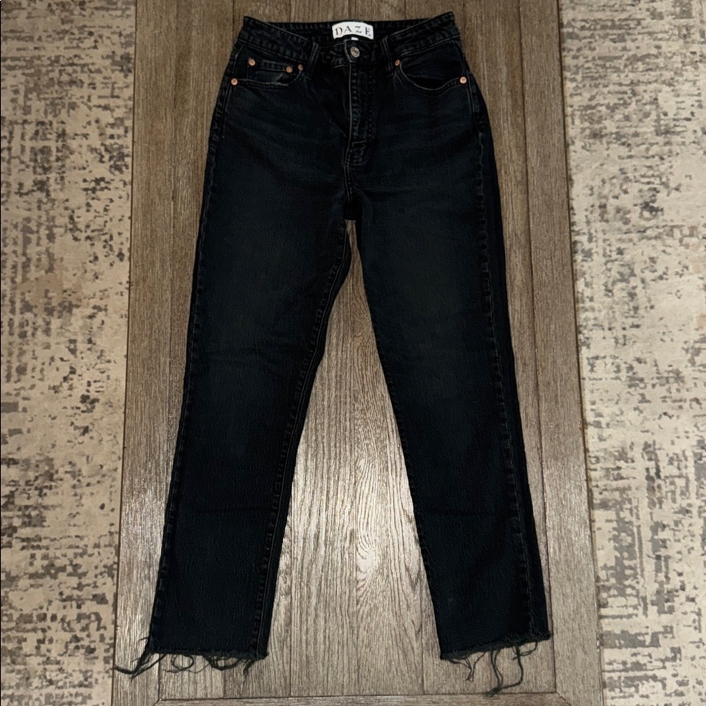 Daily Driver High Rise Slim Straight Jeans Inked
